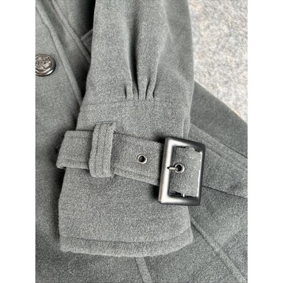 Worthington Coat Sz Small Women's Classic‎ Pea Coat Jacket Gray - Picture 8 of 15